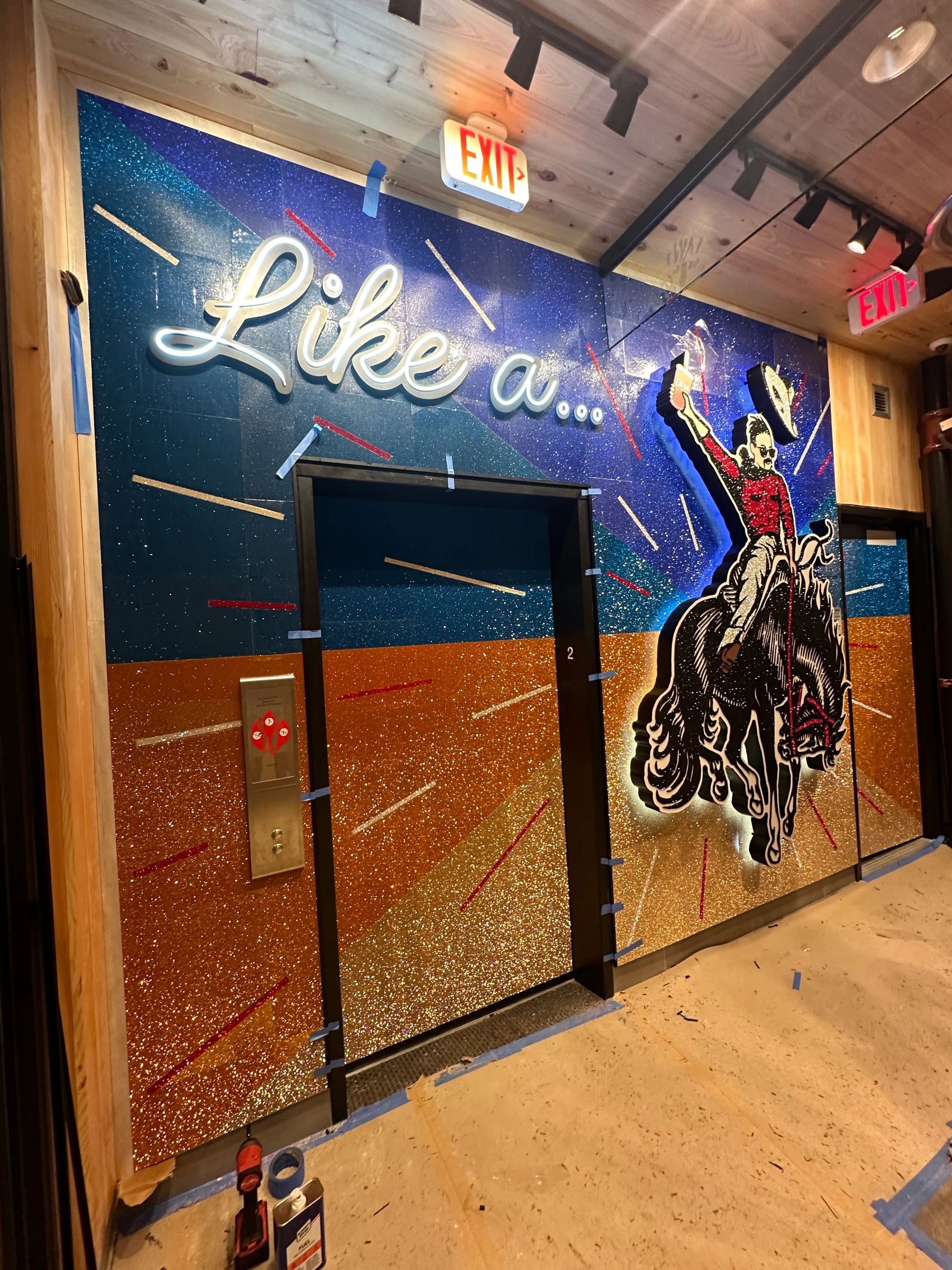 Custom sign work — recent project